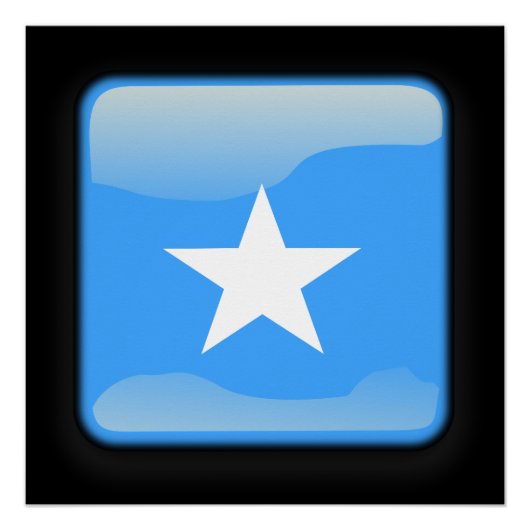 Flagge Somalias Poster (Vorderseite)