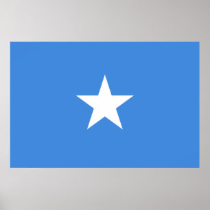Flagge Somalias Poster