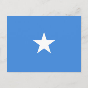 Flagge Somalias Postkarte