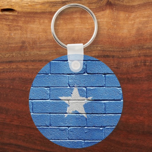 Flagge Somalias Schlüsselanhänger (Vorderseite)