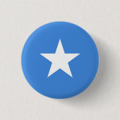 Flagge Somalias (Somalier) Button (Vorderseite)