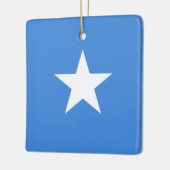 Flagge Somalias (Somalier) Keramikornament (Links)
