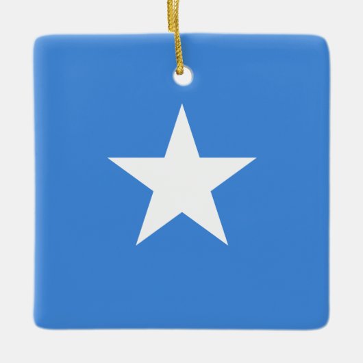 Flagge Somalias (Somalier) Keramikornament (Vorderseite)