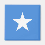 Flagge Somalias (Somalier) Magnet (Vorne)