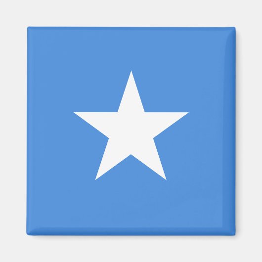 Flagge Somalias (Somalier) Magnet (Vorne)