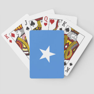Flagge Somalias (Somalier) Spielkarten