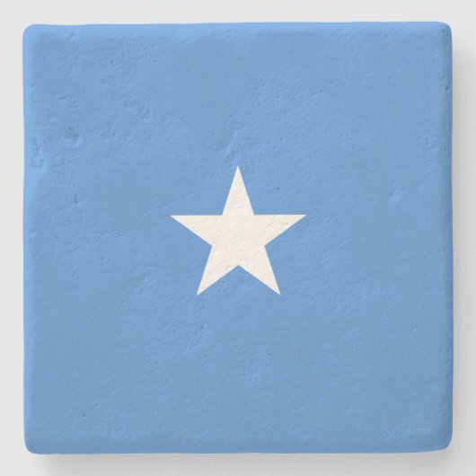Flagge Somalias Steinuntersetzer (Vorderseite)