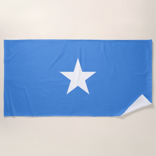 Flagge Somalias Strandtuch (Vorderseite)