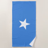 Flagge Somalias Strandtuch (Vorderseite)