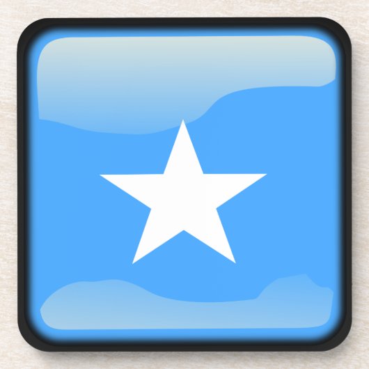 Flagge Somalias Untersetzer (Vorderseite)