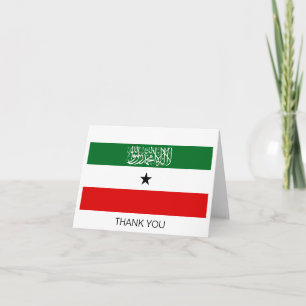 Flagge Somalilands Dankeskarte