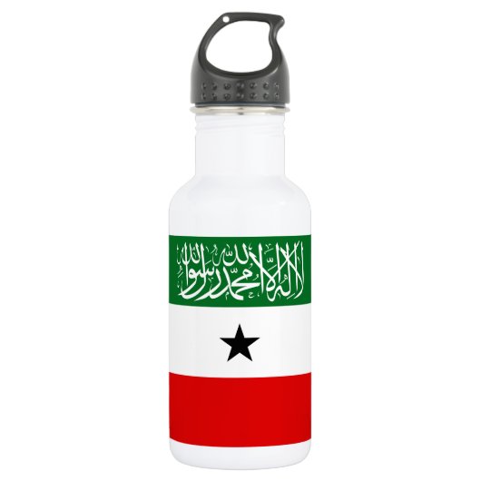 Flagge Somalilands Edelstahlflasche (Vorderseite)