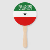 Flagge Somalilands Fächer (Rückseite)