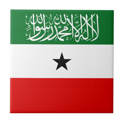 Flagge Somalilands Fliese (Vorderseite)