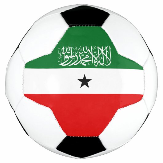 Flagge Somalilands Fußball (Vorderseite)