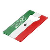 Flagge Somalilands Geldbeutel Flaschenöffner (Vorderseite Schrägansicht)