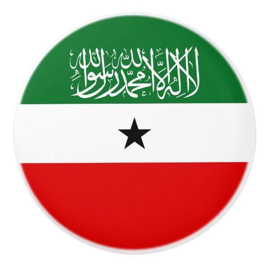 Flagge Somalilands Keramikknauf (Vorderseite)