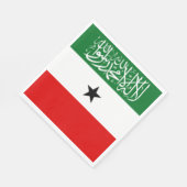 Flagge Somalilands Serviette (Ecke)