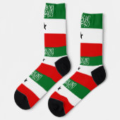 Flagge Somalilands Socken (Linkes Detail)
