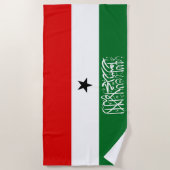 Flagge Somalilands Strandtuch (Vorderseite)