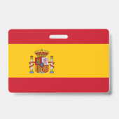 Flagge Spaniens Ausweis (Rückseite)
