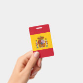 Flagge Spaniens Ausweis (Handheld)