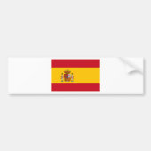 Flagge Spaniens Autoaufkleber (Vorne)