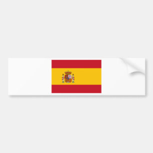 Flagge Spaniens Autoaufkleber