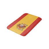 Flagge Spaniens Badematte (Schrägansicht)