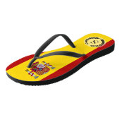Flagge Spaniens Badesandalen (Schrägansicht)