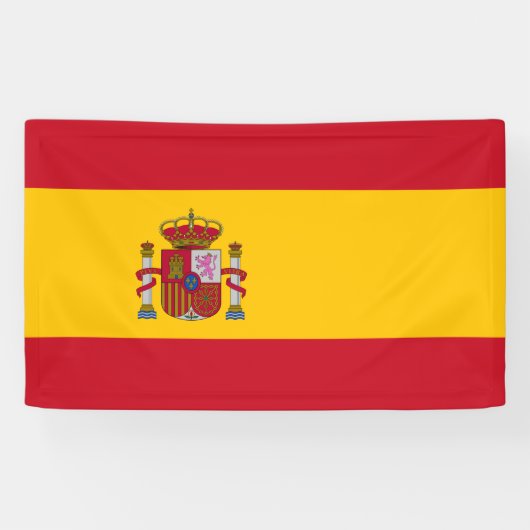 Flagge Spaniens - Bandera de España Bandera Españo Banner (Horizontal)