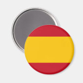 Flagge Spaniens, Bandera de España, Bandera Españo Magnet (Vorderseite/Rückseite)