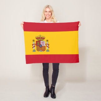 Flagge Spaniens - Bandera de Espana Fleecedecke