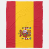 Flagge Spaniens - Bandera de Espana Fleecedecke (Vorderseite)