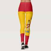 Flagge Spaniens - Bandera de Espana Leggings (Rückseite)
