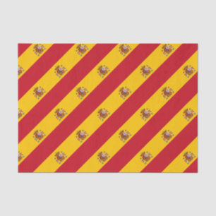 Flagge Spaniens - Bandera de Espana Seidenpapier