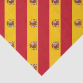 Flagge Spaniens - Bandera de Espana Seidenpapier (Ausschnitt)