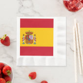 Flagge Spaniens - Bandera de Espana Serviette (Beispiel)