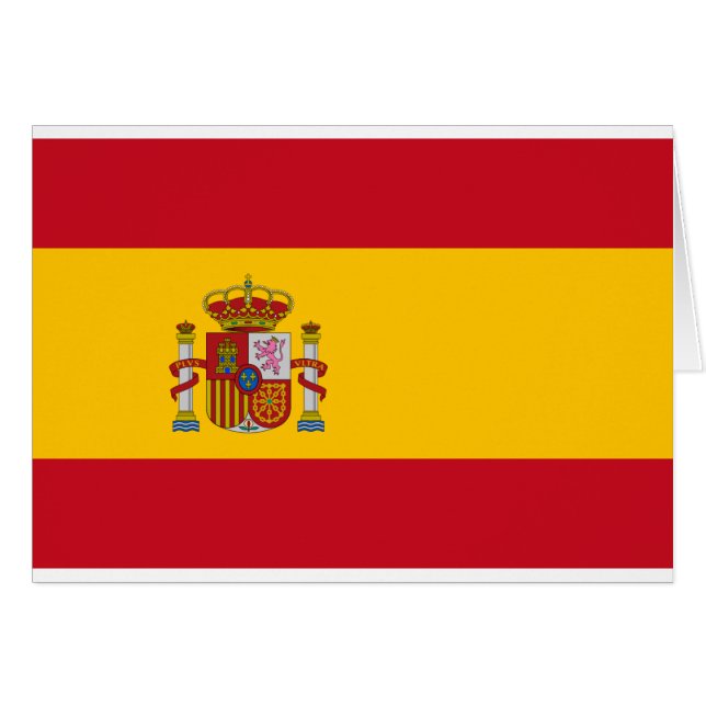 Flagge Spaniens - Bandera de España - Spanische Fl (Vorderseite (Horizontal))