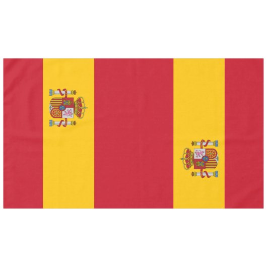 Flagge Spaniens - Bandera de Espana Tischdecke (Vorderseite (Horizontal))