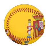 Flagge Spaniens Baseball (Vorderseite Links)