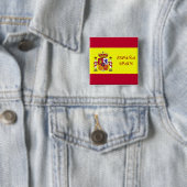 Flagge Spaniens Button (Beispiel)