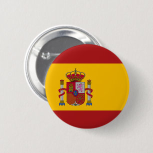 Flagge Spaniens Button