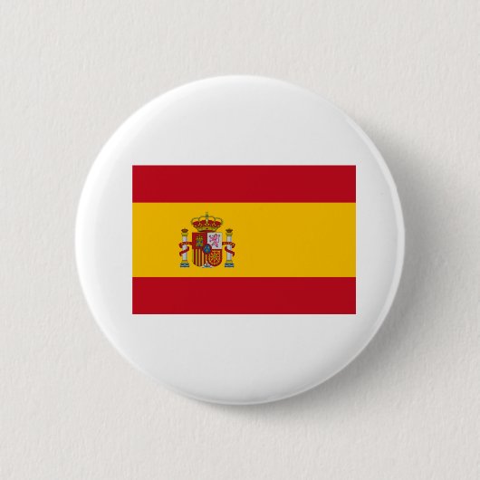 Flagge Spaniens Button (Vorderseite)