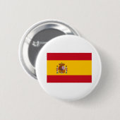 Flagge Spaniens Button (Vorne & Hinten)