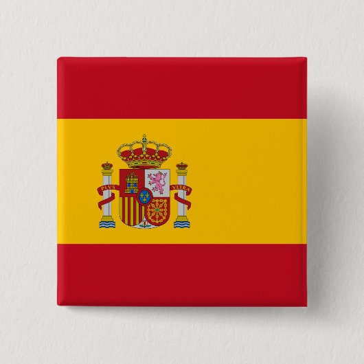 Flagge Spaniens Button (Vorderseite)
