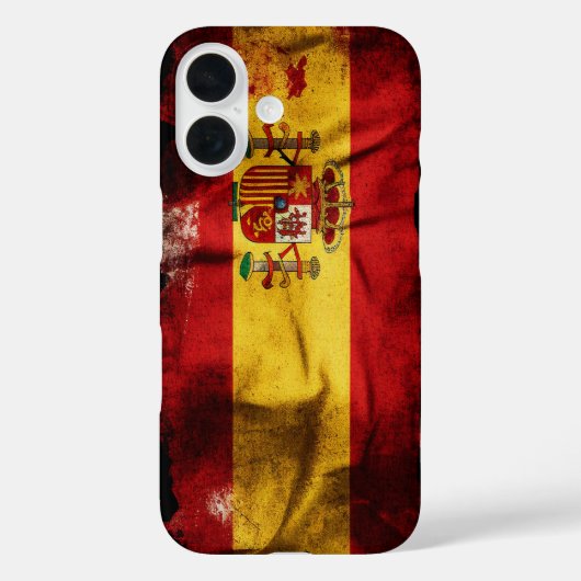 Flagge Spaniens Case-Mate iPhone Hülle (Rückseite)