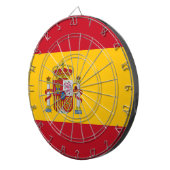 Flagge Spaniens Dartscheibe (Vorderseite rechts)
