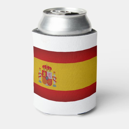Flagge Spaniens Dosenkühler (Kanne Rückseite)