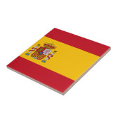 Flagge Spaniens Fliese (Seite)